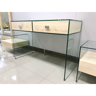 Комод стеклянный Limpid