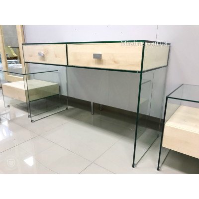 Комод стеклянный Limpid