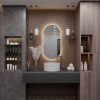 Дзеркало Олімпія з нейтральним фоновим LED підсвічуванням та сенсором