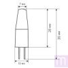 Свiтлодiодна лампа Biom G4 3.5W 1507 4500K AC/DC12 - image 0