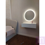 Круглое зеркало  с LED подсветкой для ванных комнат  Марта - image 1