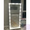 Зеркало вш 180х80 см с лампами в полный рост с колесиками Минаж White - image 4