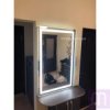 Зеркало с LED подсветкой в ванную Стефания 100x75 см - image 1
