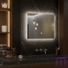 Зеркало для ванной Alias с фоновой LED подсветкой и сенсорным выключателем - image 3