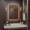 Дзеркало Еос для ванної з фоновим LED підсвічуванням та сенсором - image 1