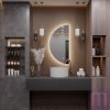 Зеркало-полукруг Селена для ванной с фоновой LED подсветкой - image 3