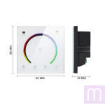 Контролер RGB OEM 12A-Touch white вбудований - image 1