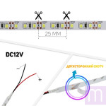 Світлодіодна стрічка OEM ST-12-2835-120-R-20 червона, негерметична, 1м - image 3
