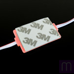 Світлодіодний модуль BRT COB 2.4W круглий PINK, 12В, IP65 рожевий - image 1