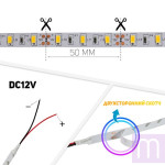 Світлодіодна стрічка OEM ST-12-5630-60-WW-20-V2 тепла біла, негерметична, 1м - image 4