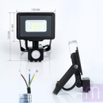 Світлодіодний прожектор BIOM 10W S5-SMD-10-Slim+Sensor 6200К 220V IP65 - image 0