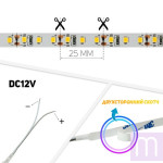 Світлодіодна стрічка BIOM Professional BPS-G3-12-2835-120-WW-20 теплий білий, негерметична, 1м - image 3
