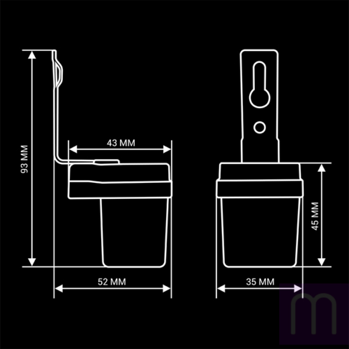 Датчик освітлення BIOM PHS-06 max 1400Вт, 6А, сутінковий - image 2