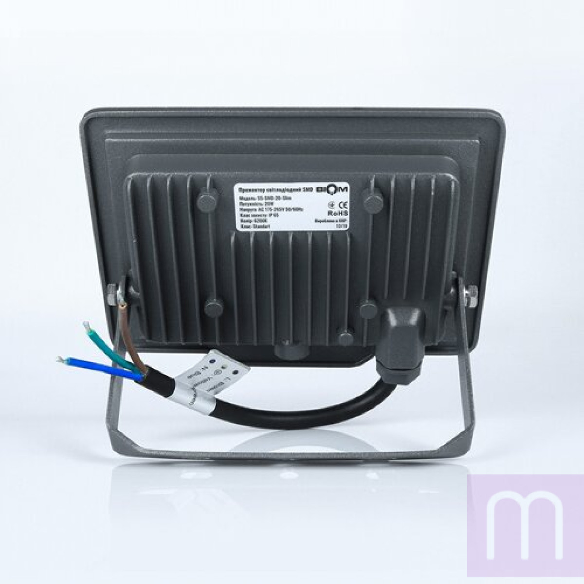Світлодіодний прожектор BIOM 20W S5-SMD-20-Slim 6200К 220V IP65 - image 1