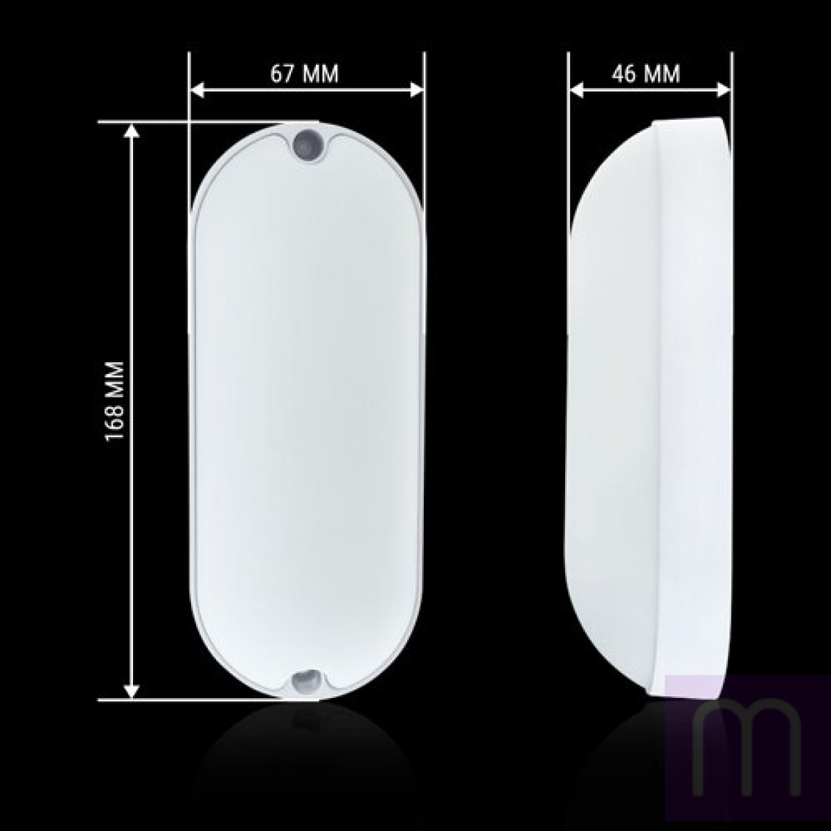 Світильник світлодіодний ЖКХ Biom MPL-О9-6 9Вт 6000К, овал - image 2