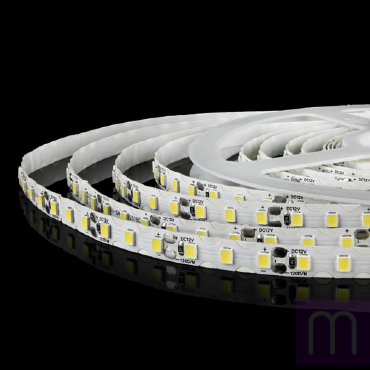 Світлодиодна стрічка BIOM Professional BPS-G3-12-S-2835-120-CW-20 біла, негерметична, 1м - image 1