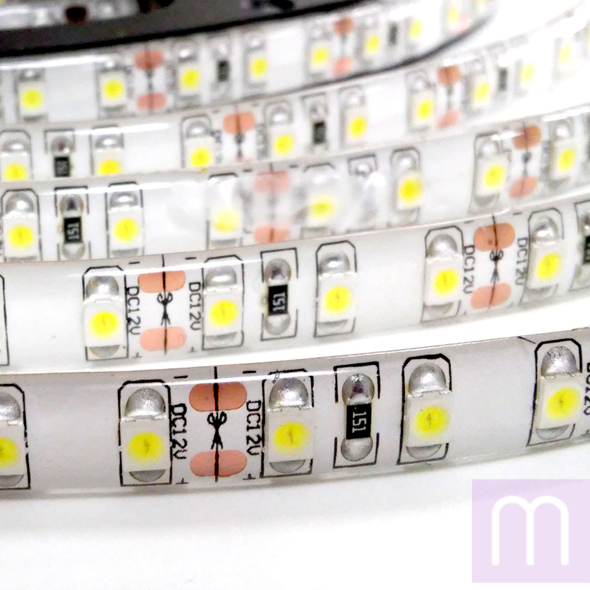 Світлодіодна стрічка B-LED 3528-120 G IP65 зелена, герметична, 1м - image 2