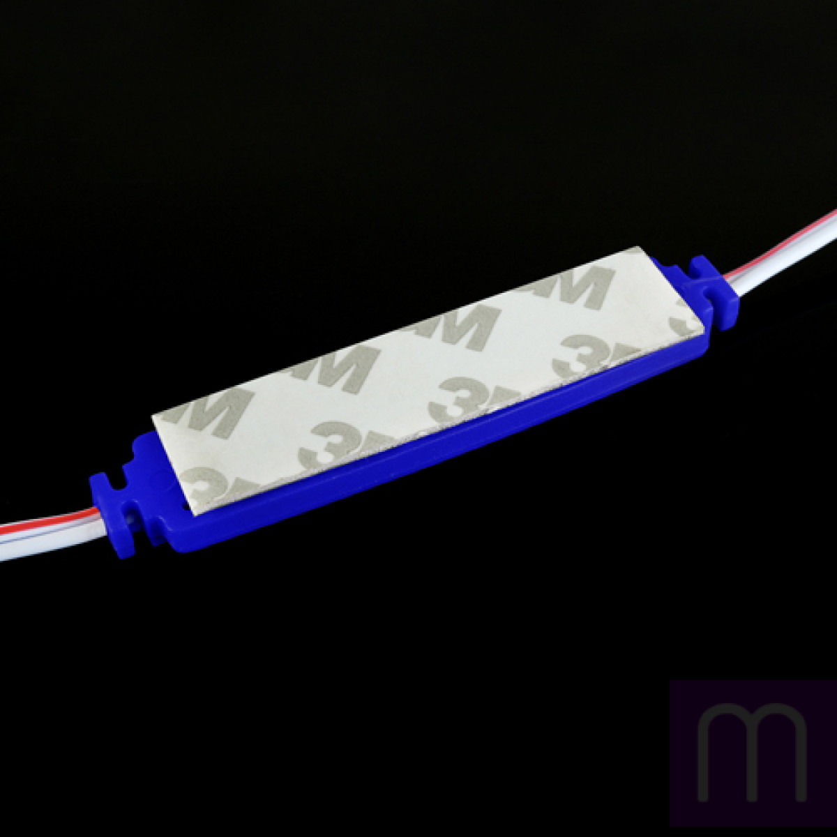 Світлодіодний модуль BRT XG192 5630-3 led W 1,5W BLUE, 12В, IP65 синій з лінзою напівсфера - image 1