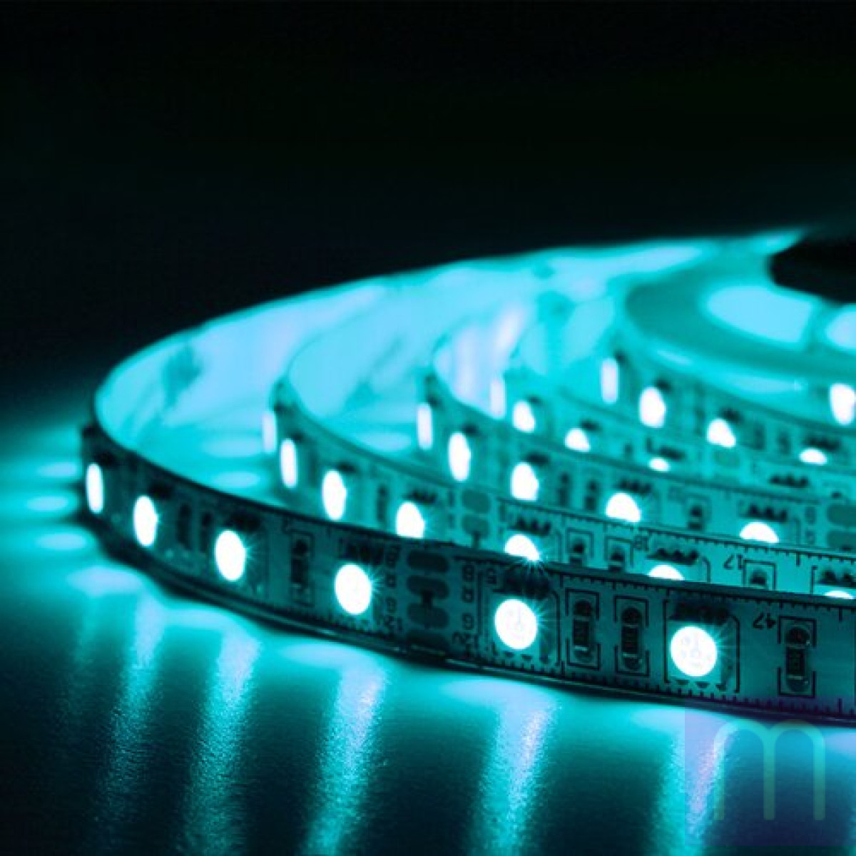 Світлодіодна стрічка BIOM Professional BPS-G3-24-3535-120-RGB-20, негерметична, 1м - image 2