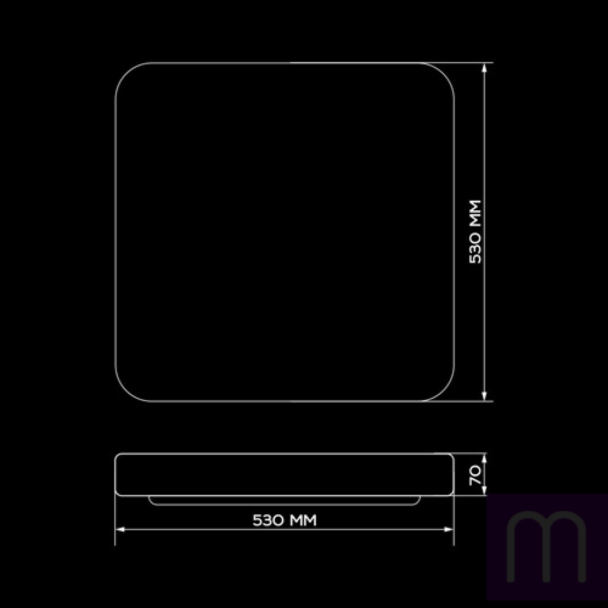 Світильник світлодіодний Biom SMART SML-S21-90/2-DIY 3000-6000K 90Вт с д/у - image 5