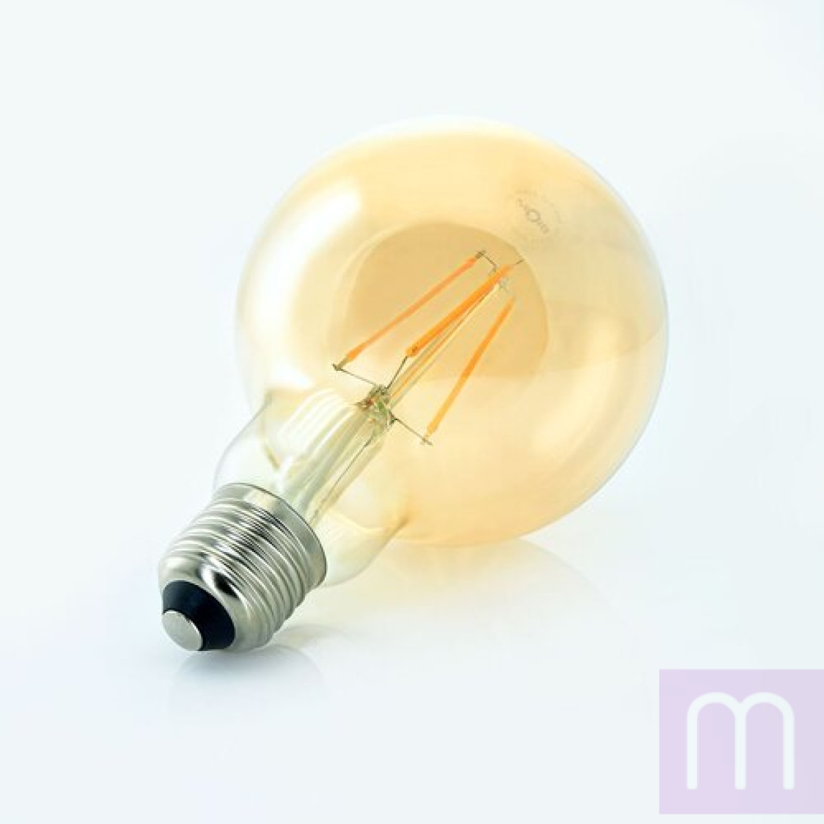 Світлодіодна лампа Biom FL-420 G-95 8W E27 2350K Amber - image 1