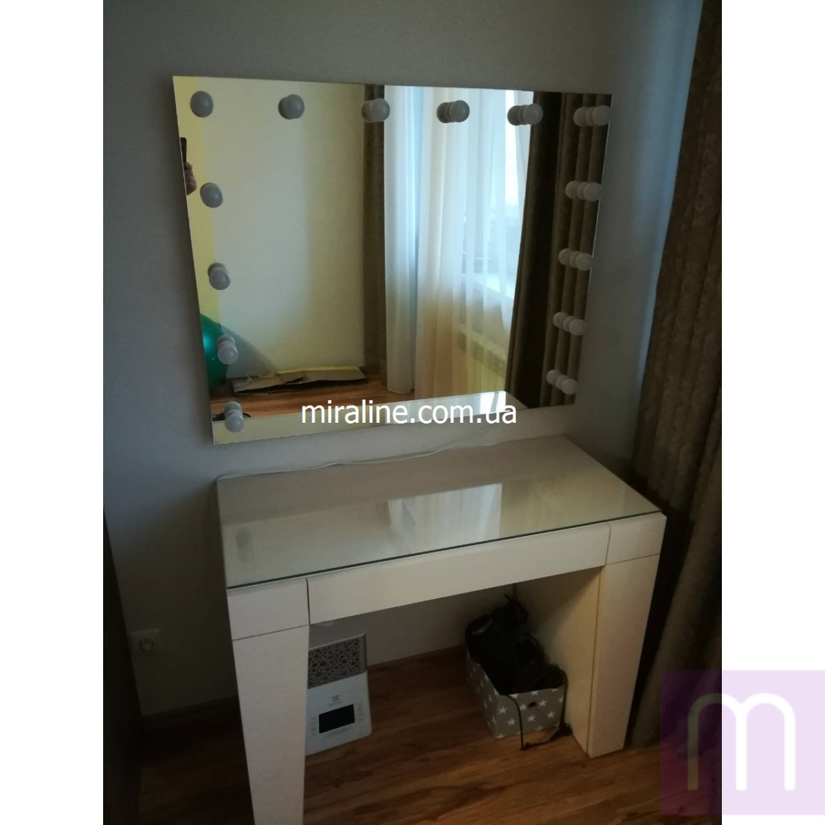 Зеркало с подсветкой для макияжа Шах Софи (ВШГ 80х100х5 см) - image 1