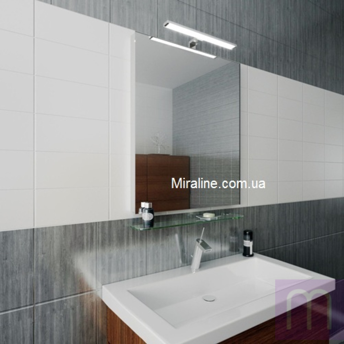 Дзеркало з LED підсвічуванням у ванну Жерона - image 0