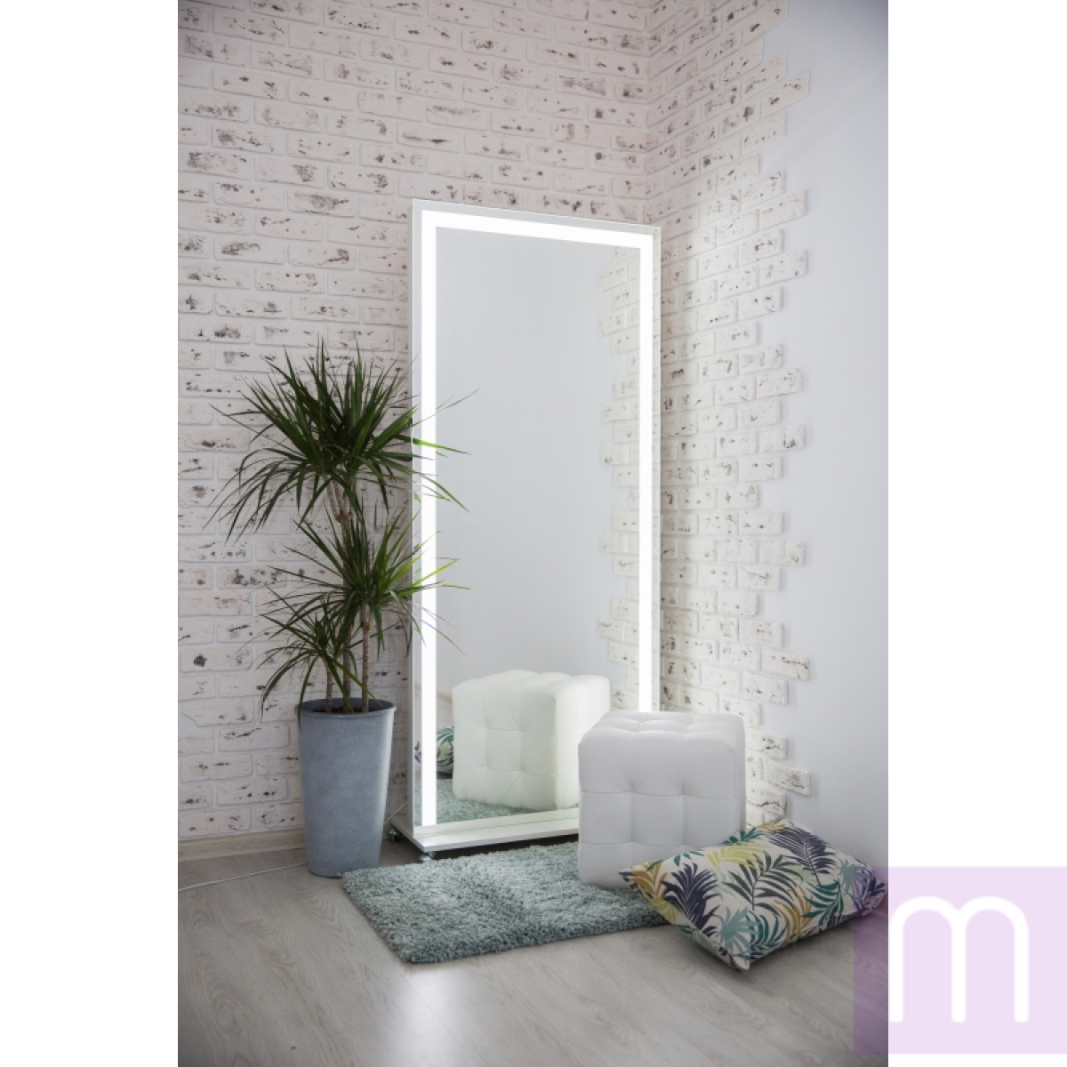Зеркало с фронтальной LED подсветкой в полный рост Molly Led - image 1