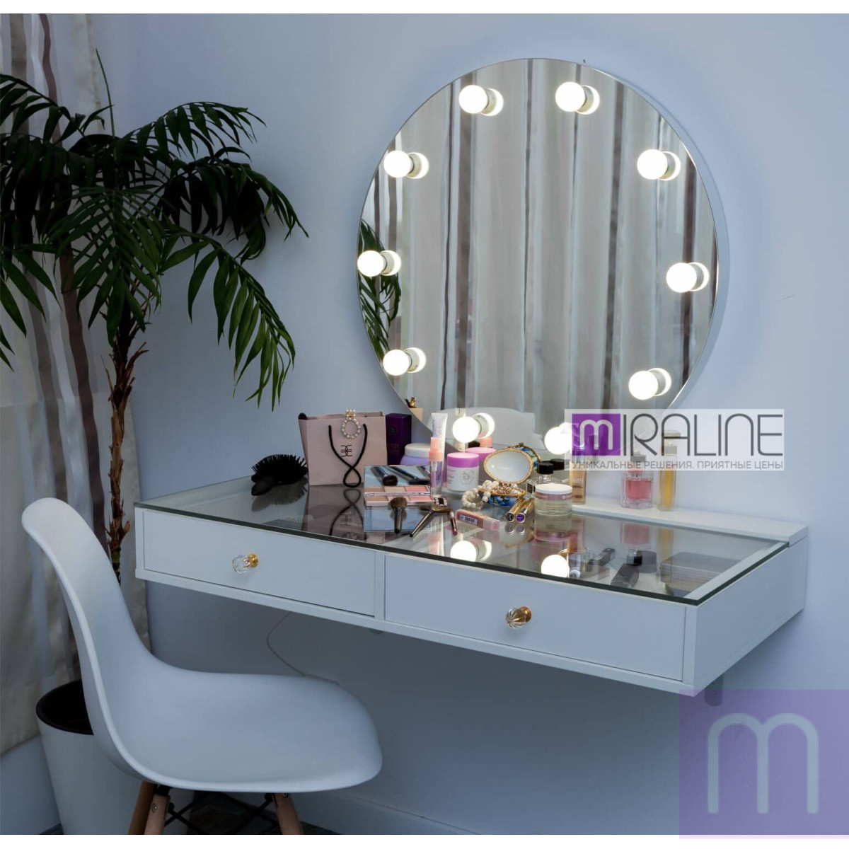 Круглое зеркало с подсветкой Твинк D 60 см - image 7