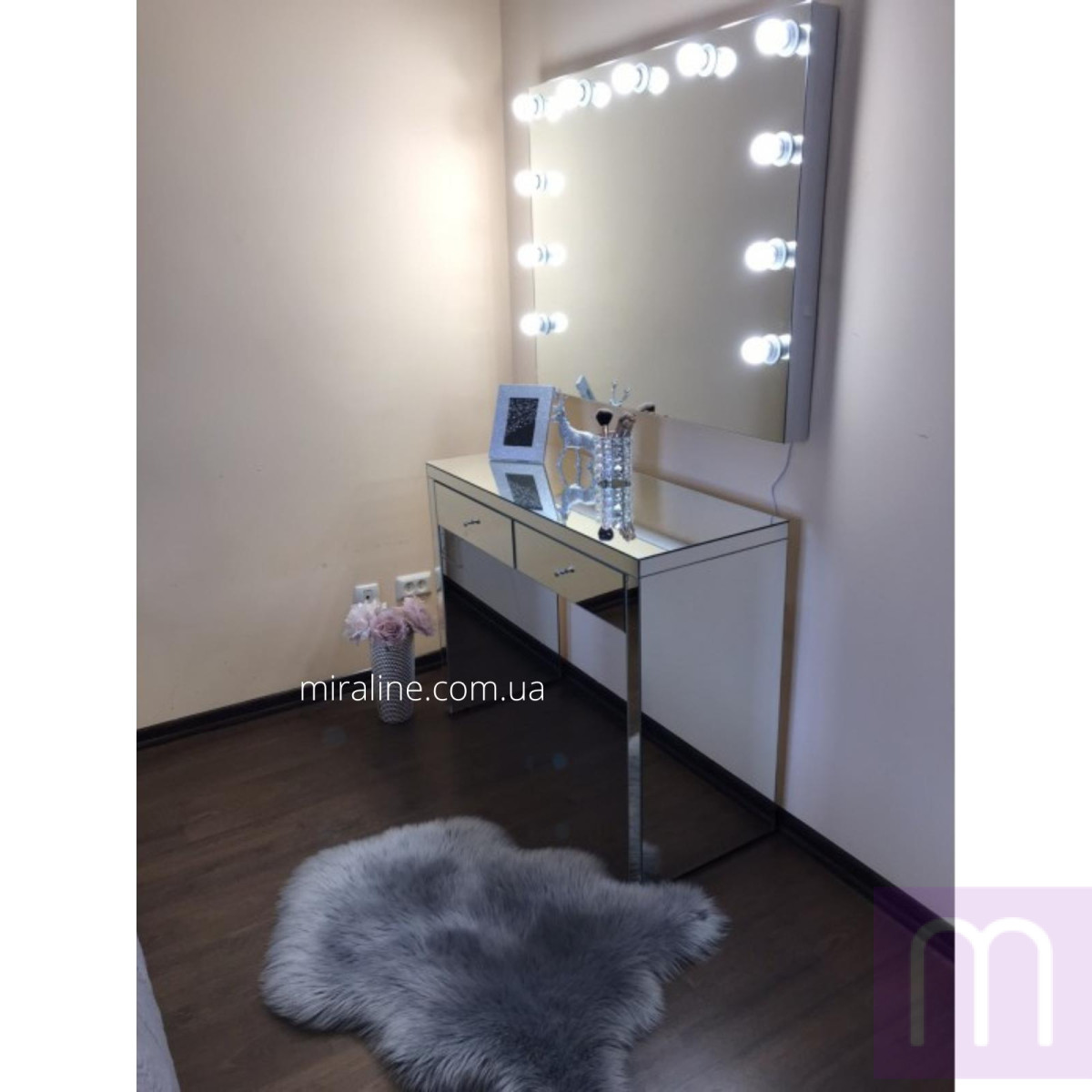 Рабочее место Хрусталь (ВШГ 80х110х45 см) - image 0