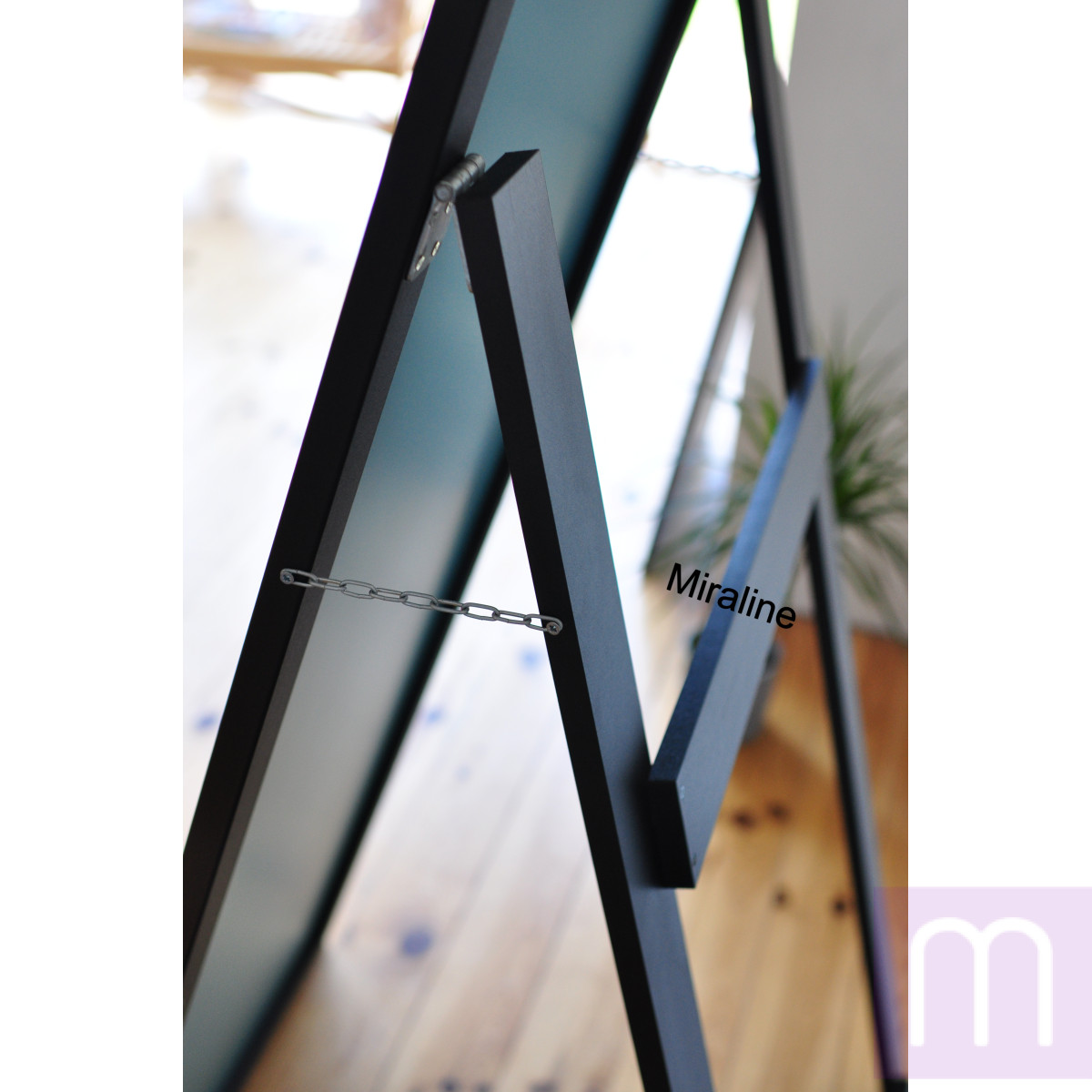 Дзеркало на повний зріст Loft Чорне 180х60 см - image 3