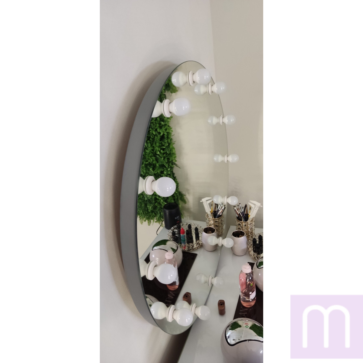 Круглое зеркало с подсветкой для макияжа Колумбия  - image 3