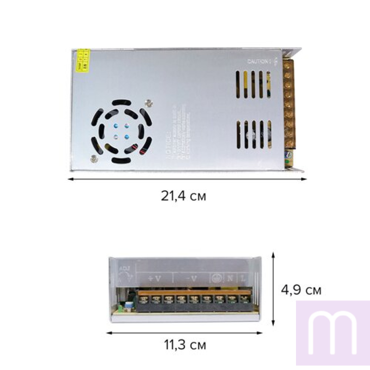 Блок живлення OEM DC12 360W 30А TR-360-12 - image 0