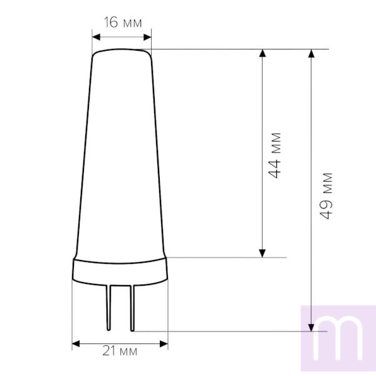 Світлодіодна лампа Biom G4-5W-2508-3000K AC220 - image 3