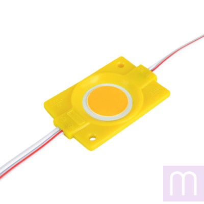 Світлодіодний модуль BRT COB 2.4W круглий YELLOW, 12В, IP65 жовтий