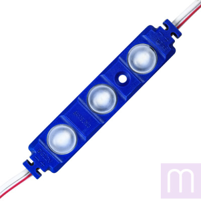 Світлодіодний модуль BRT XG192 5630-3 led W 1,5W BLUE, 12В, IP65 синій з лінзою напівсфера