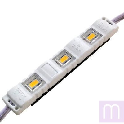 Свiтлодiодний модуль BRT M2 5630-3 led W 1,5W 6500K, 12В, IP65 бiлий закритий з лiнзой
