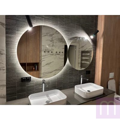 Круглое зеркало с LED подсветкой Alepo Small