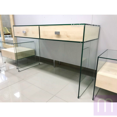 Комод стеклянный Limpid