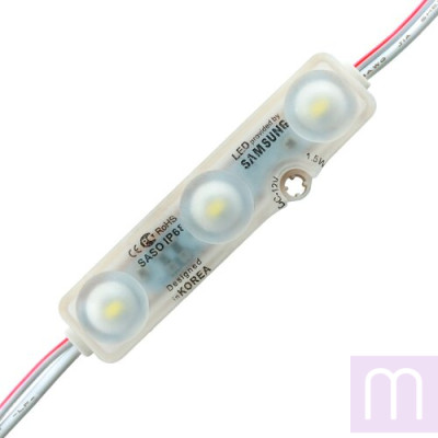 Світлодіодний модуль BRT XG28 5630-3 led W 1,5W Samsung 6500K, 12В, IP68 білий