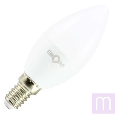 Свiтлодiодна лампа Biom BT-708 C37 10W E14 4500К матова