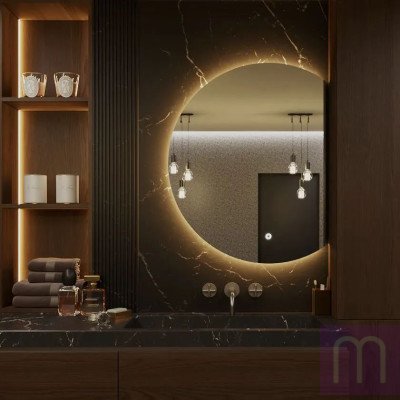Зеркало для ванной Дафна с фоновой LED подсветкой