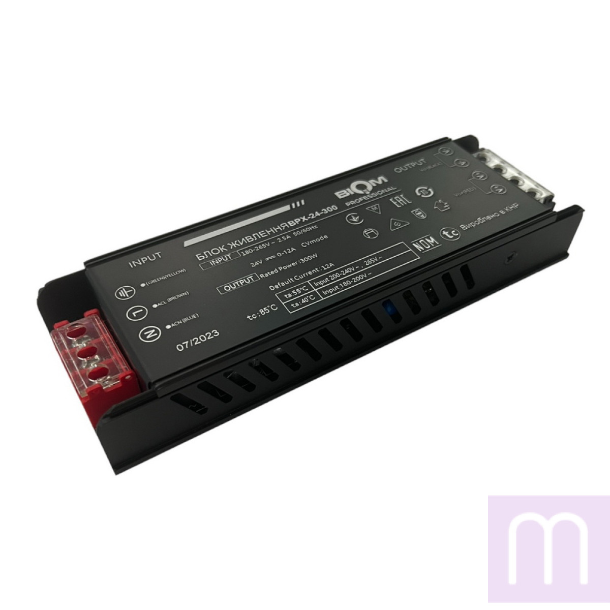 Блок живлення BIOM Professional DC24 300W BPX-24-300 12,5А