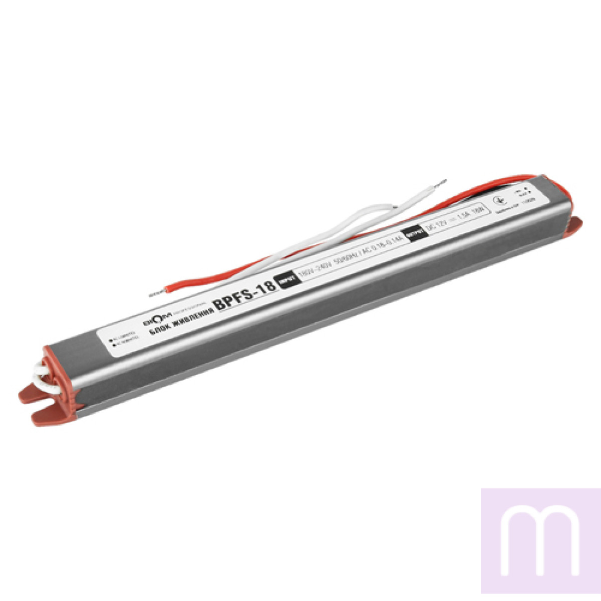 Блок живлення BIOM Professional DC12 18W BPFS-18-12 1.5А stick герметичный