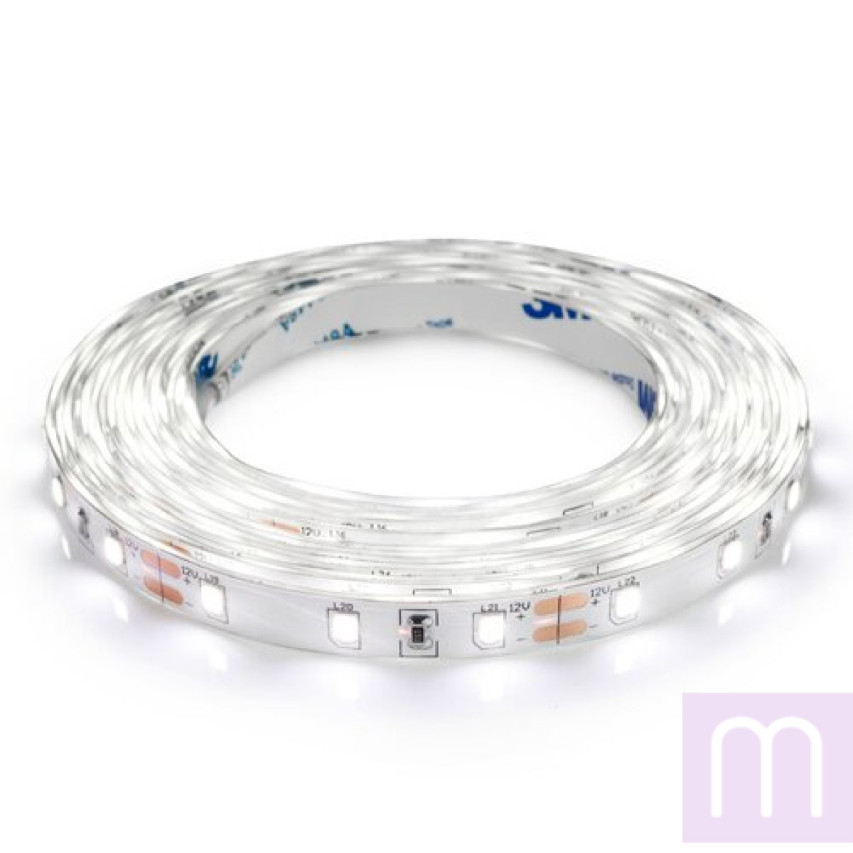 Світлодіодна стрічка BIOM Professional BPS-G3-12-2835-60-CW-20 білий, негерметична, 1м
