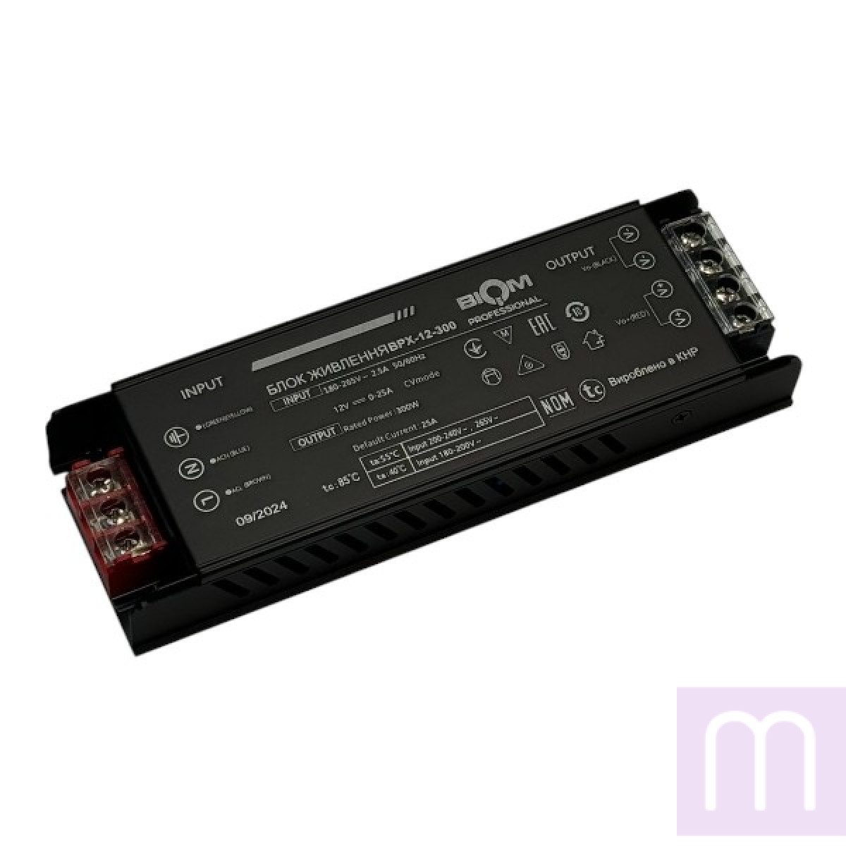 Блок живлення BIOM Professional DC12 300W BPX-12-300 25А