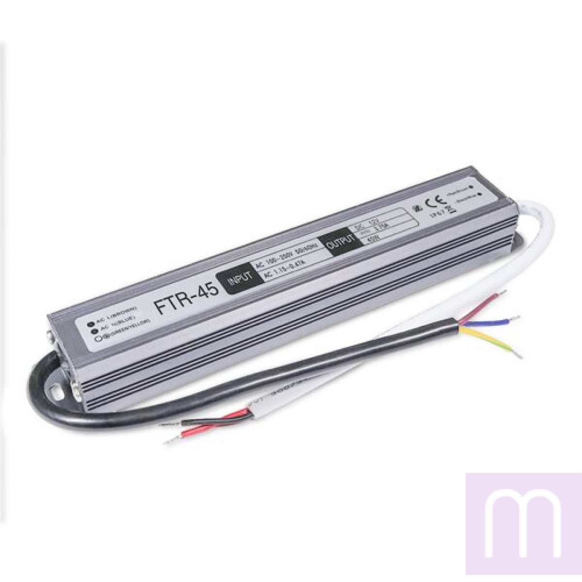 Блок живлення OEM DC12 45W 3,75А FTR-45-12 WP герметичний