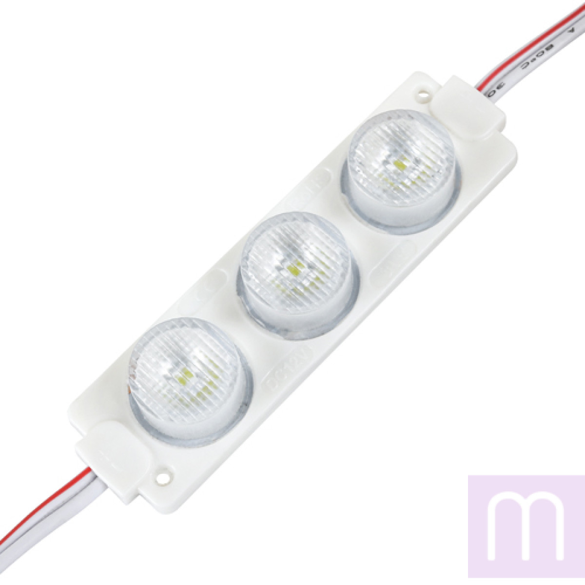 Світлодіодний модуль BRT XG6 3030-3 led W 3W 12В 7000K лінза 3 бочки