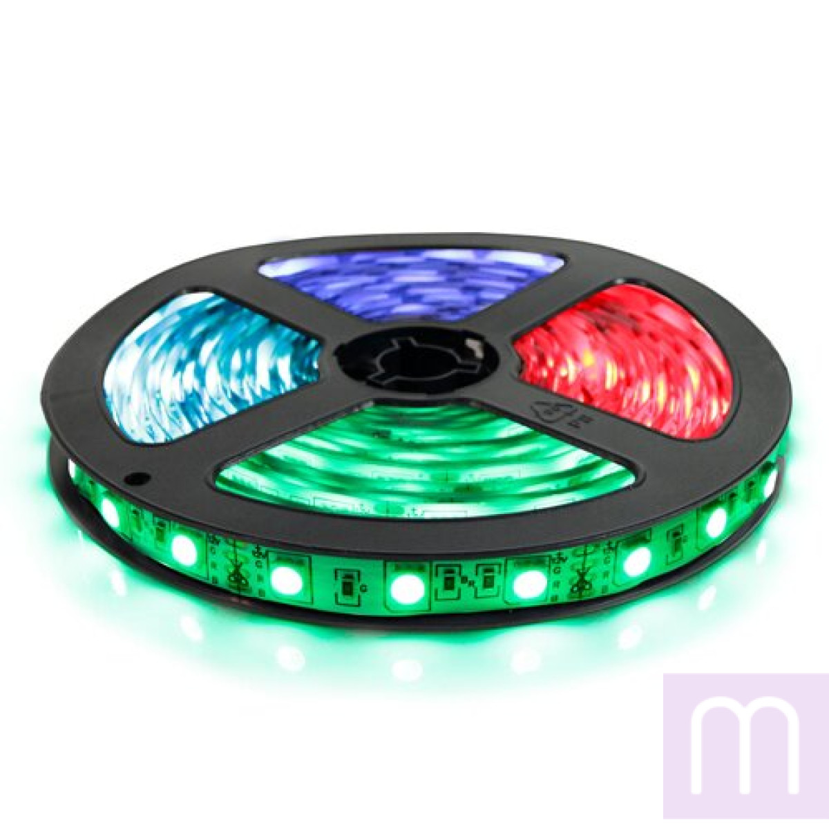 Світлодіодна стрічка OEM ST-12-5050-96-RGB-20, негерметична, 1м